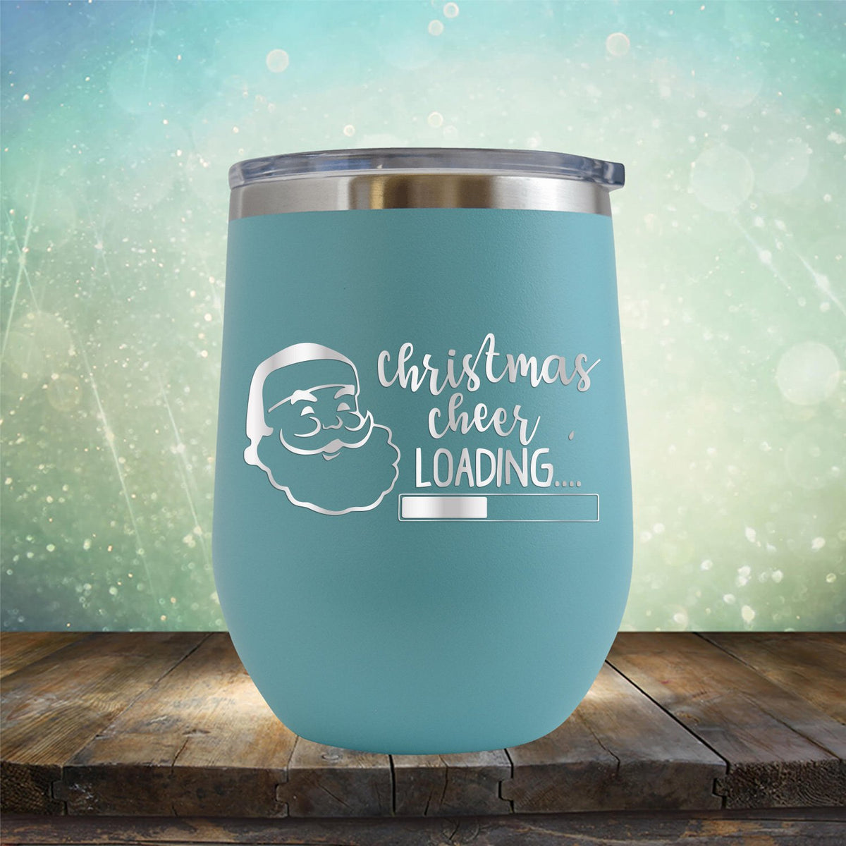 Christmas Cheer Loading - Stemless Wine Cup