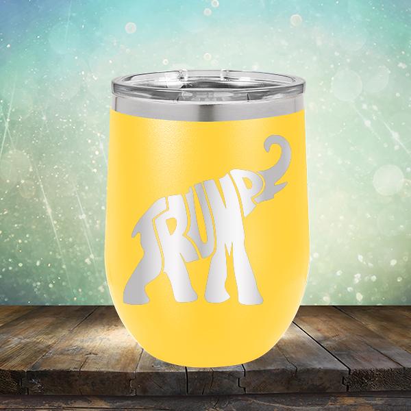 Trump Elephant - Stemless Wine Cup