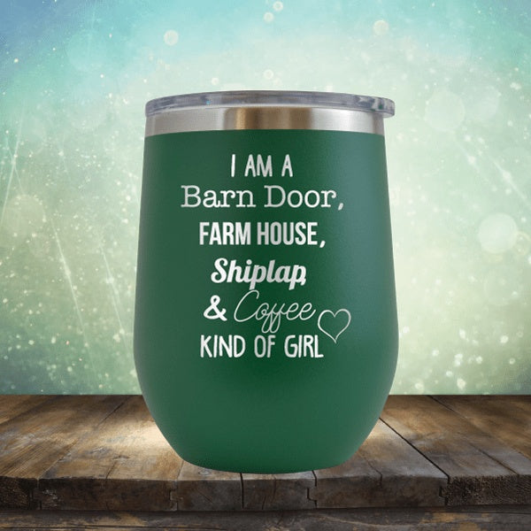 Shiplap Coffee Kind Of Girl - Wine Tumbler